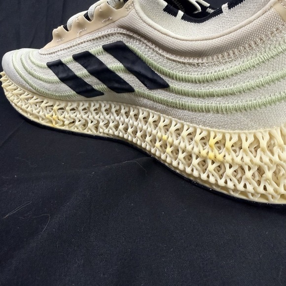 Men\'s Adidas 4DFWD x Parley Running Shoe Off White Almost Lime GZ8625 Sz 10.5 main image 8